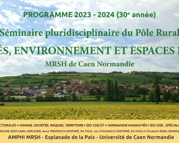 Séminaire pôle rural Caen 2023-2024