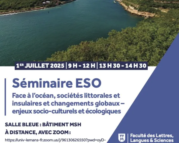 flyer séminaire 01/07/2025 ESO LE MANS