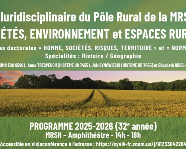 Affiche cycle de séminaires