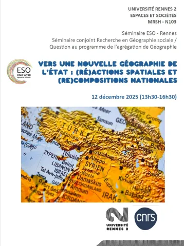 Affiche séminaire ESO Rennes Géographie sociale