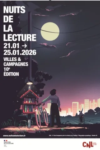 Affiche Nuits de la lecture 2026
